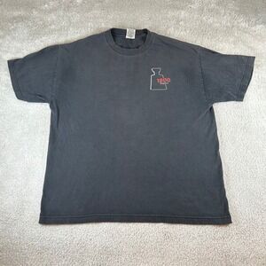 Vintage 90s 1800 Tequila Graphic T-Shirt Mens Large Faded Black Cotton Promo Tee